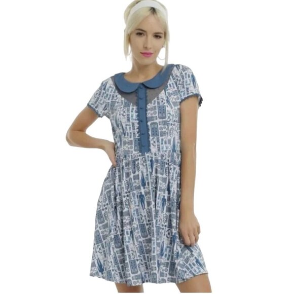 Hot Topix Dr. Who Flare Dress Size Small NWT - Picture 1 of 9